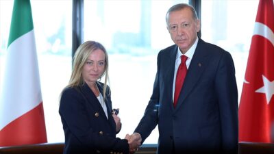 İtalya Başbakanı Giorgia Meloni’nin, Cumhurbaşkanı Recep Tayyip Erdoğan ile Orta
