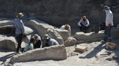 UNESCO Dünya Kültür Miras Listesi'nde yer alan Malatya'daki Arslantepe Höyüğündeki