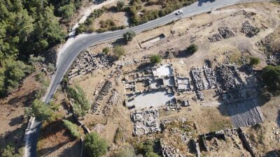 Karya medeniyetinin en eski şehirlerinden Labraunda Antik Kenti Kenti'nde Türk