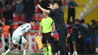 KAYSERI (AA) – Yılmaz, Kayseri RHG Enert&uuml;rk Enerji Stadı’nda ma&ccedil;ın