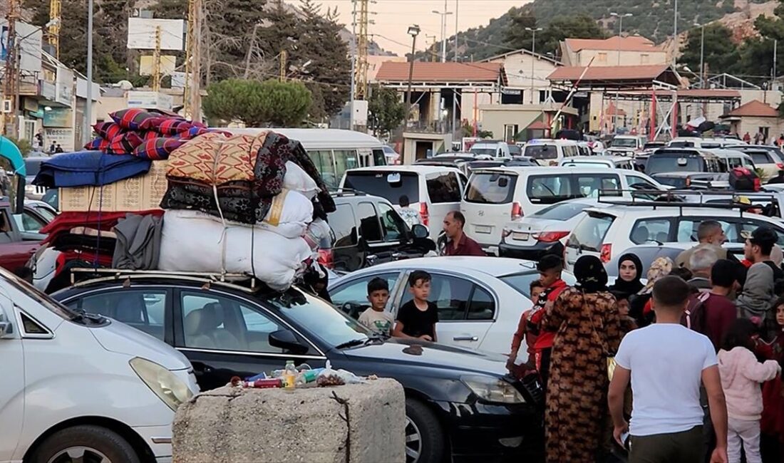 SYRIA (AA) – İsrail’in Lübnan’a düzenlediği hava saldırıları, ülkede geniş