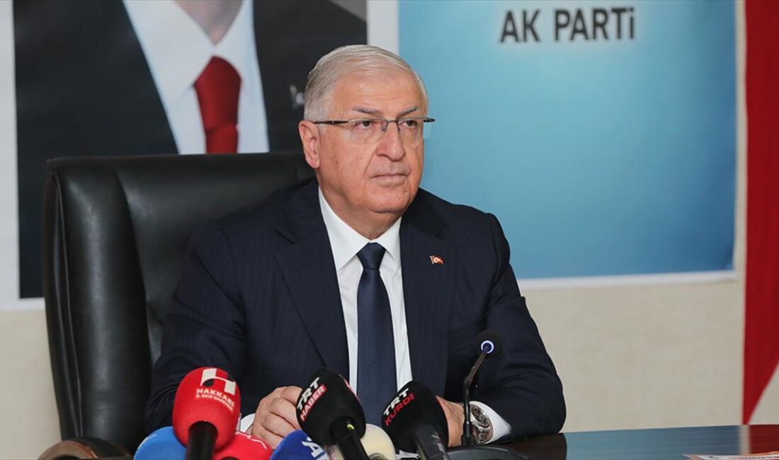Milli Savunma Bakanı Yaşar Güler, "Hakkari'de büyük emeklerle tesis edilen