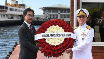 Milli Savunma Bakanlığı (MSB), 16 Eylül 1890'da Japonya seyri dönüşünde