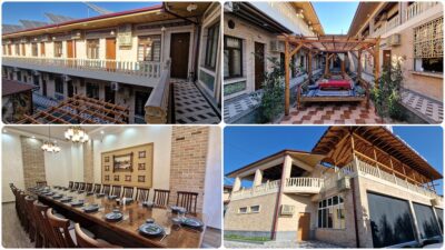 Özbekistan'da bir araya gelinerek çay içilen, sohbet edilen ve yemek