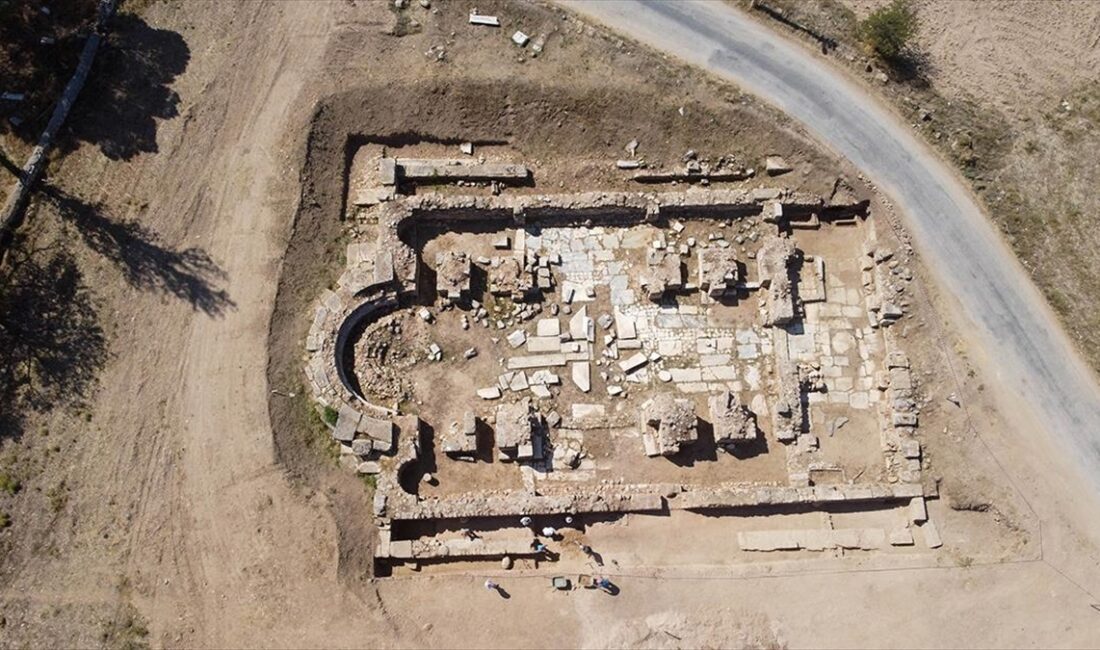 Roma'nın ilk imparatoru Augustus tarafından kurulan Uşak'taki Sebaste Antik Kenti'nde,