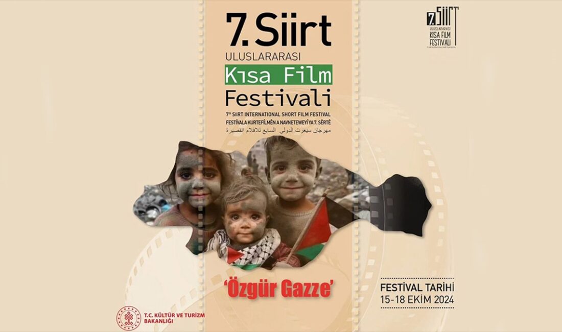 Bu yıl 7. kez gerçekleştirilecek "Siirt Uluslararası Kısa Film Festivali",