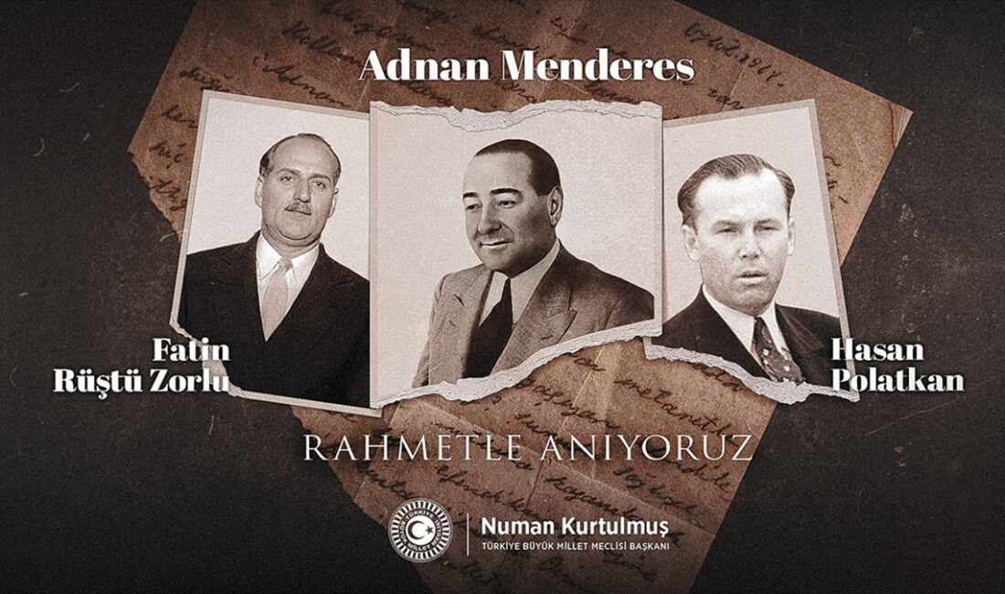 TBMM Başkanı Numan Kurtulmuş, 1960 askeri darbesi sonrası idam edilen