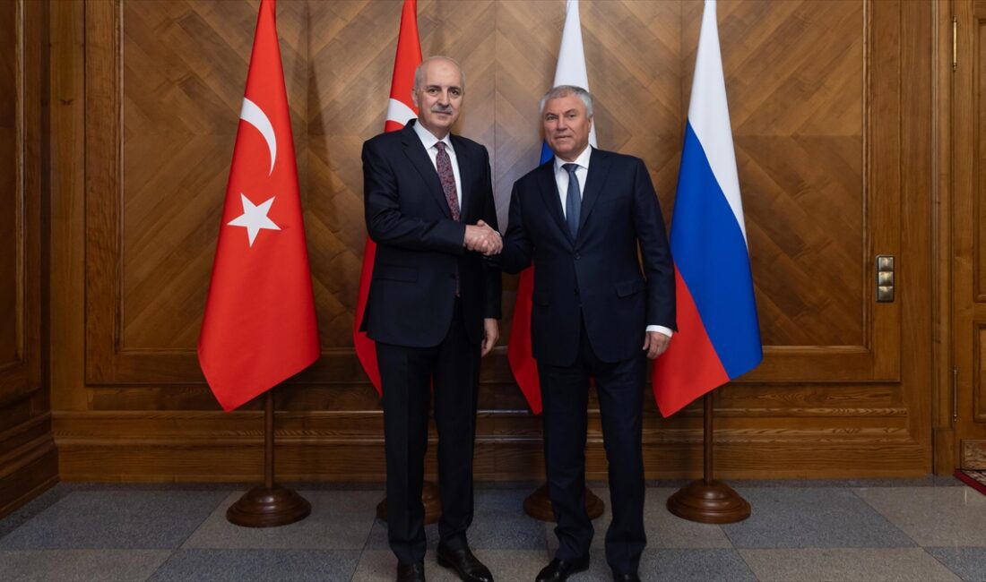 TBMM (AA) – TBMM Başkanı Numan Kurtulmuş, görüşmede, Rusya’ya TBMM