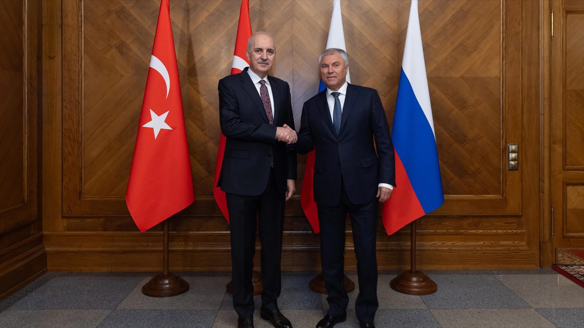 TBMM (AA) – TBMM Başkanı Numan Kurtulmuş, görüşmede, Rusya’ya TBMM