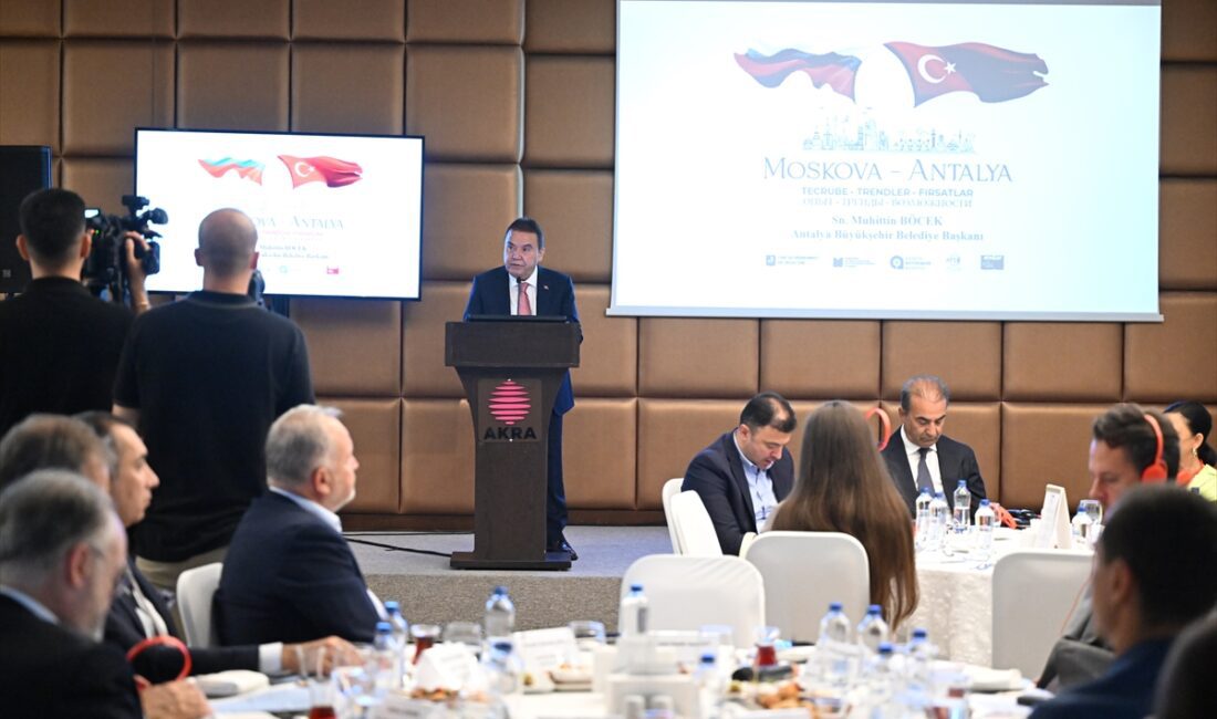 ANTALYA (AA) – Türkiye ve Rusya arasındaki ticari bağları güçlendirmeyi,