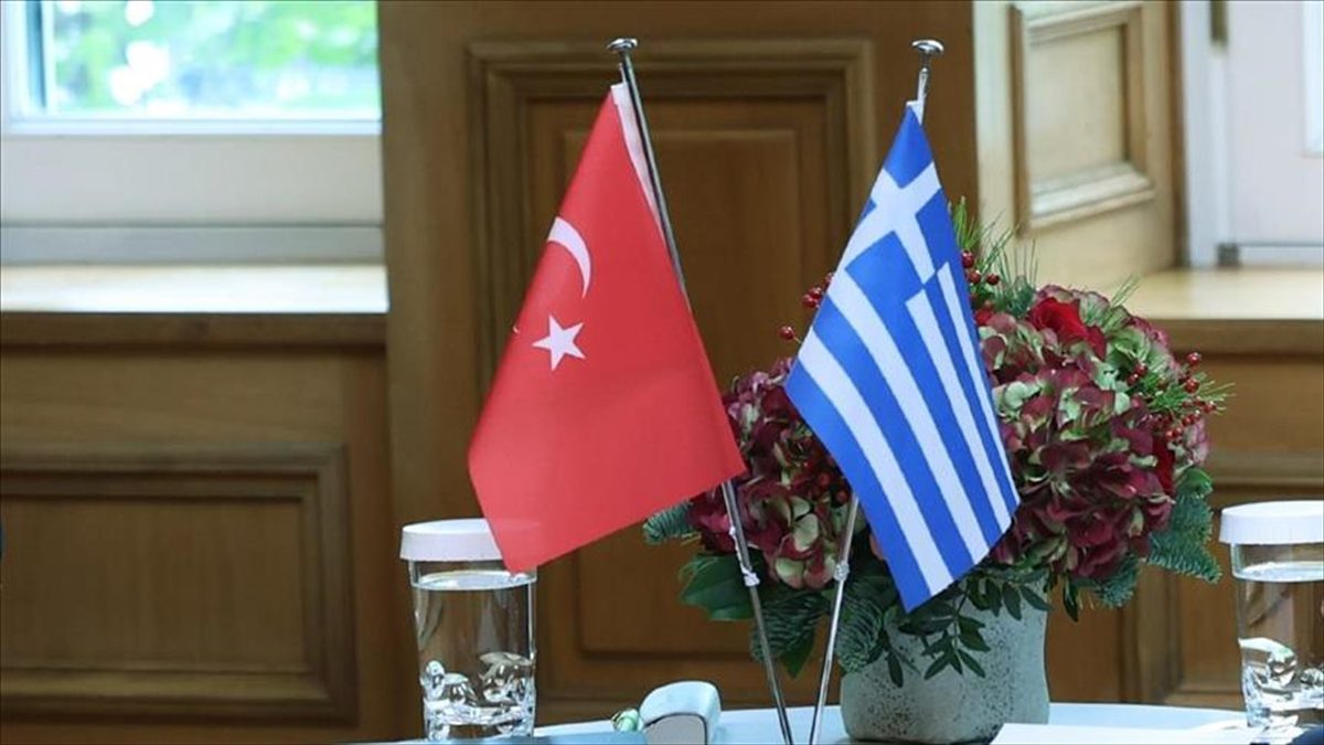 Cumhurbaşkanı Recep Tayyip Erdoğan'ın Yunanistan Başbakanı Kyriakos Miçotakis'i kabulünde, Türkiye-Yunanistan