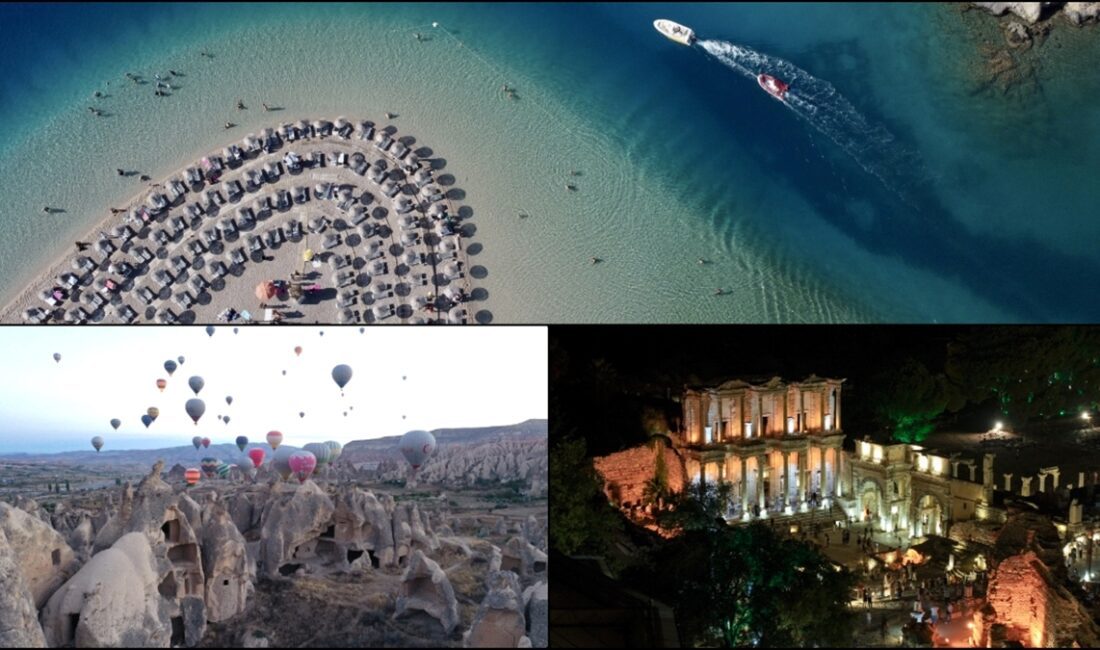 Yılın 8 ayında Türkiye'yi 40 milyon 295 bin 979 kişi