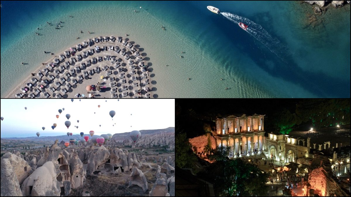 Yılın 8 ayında Türkiye'yi 40 milyon 295 bin 979 kişi