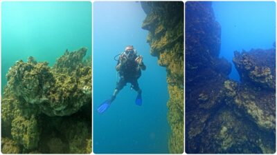 Bitlis'in Adilcevaz ilçesinde Van Gölü'nde dalış yapan dalgıçlar, 34 metre