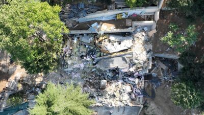 Üsküdar Vaniköy'de Boğaziçi Öngörünüm Bölgesi'nde izinsiz inşa faaliyetlerinin gerçekleştirildiği alandaki