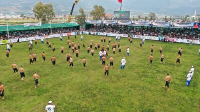 ANTALYA (AA) – 3. Kaş Belediyesi Yağlı Pehlivan Güreşleri, 19