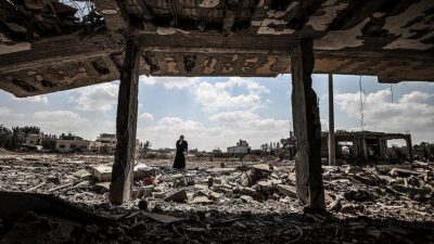 ABD yönetiminin İsrail'in saldırı altındaki Gazze Şeridi'ndeki insani krizin bir