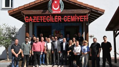 ANTALYA (AA) – Antalya Emniyet Müdürü İlker Arslan, Antalya Gazeteciler