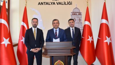 ANTALYA (AA) – Antalya Valisi Hulusi Şahin, Kültür ve Turizm