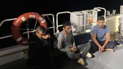 ANTALYA (AA) – Antalya'nın Kaş ilçesinde Sahil Güvenlik ekipleri tarafından