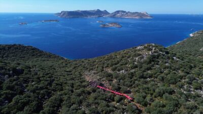 ANTALYA (AA) – Antalya'nın Kaş ilçesinde 29 Ekim Cumhuriyet Bayramı