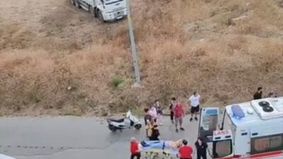 ANTALYA (AA) – Antalya'nın Serik ilçesinde motosikletten açılan ateş sonucu