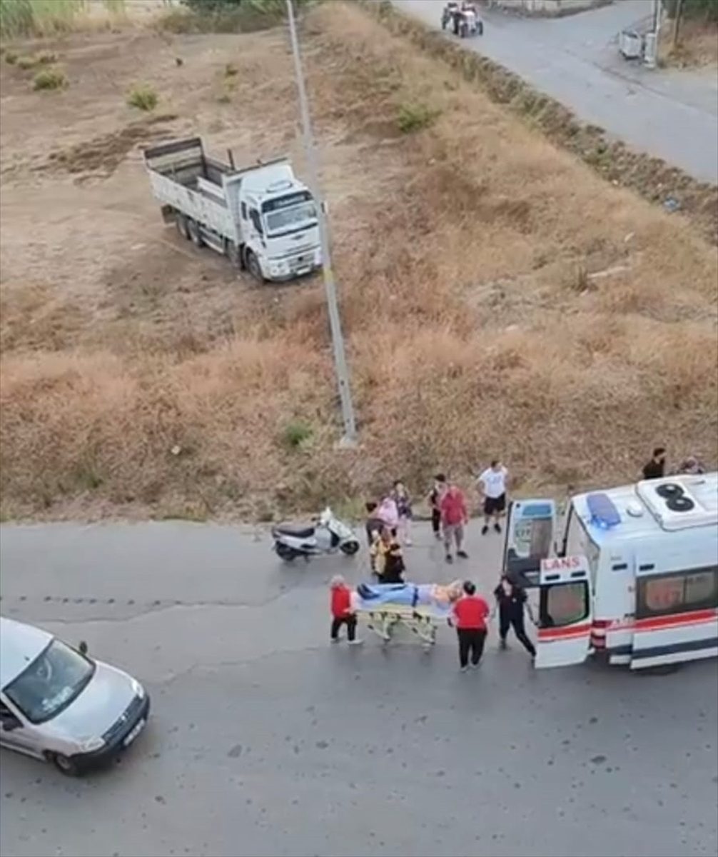ANTALYA (AA) – Antalya'nın Serik ilçesinde motosikletten açılan ateş sonucu