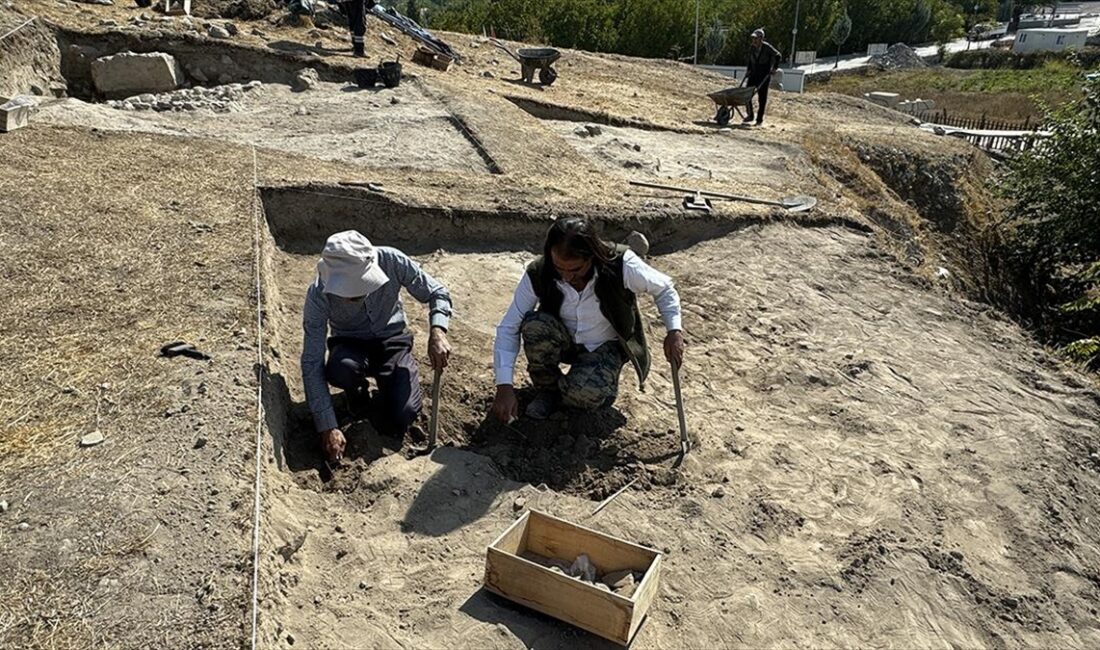 UNESCO Dünya Kültür Mirası Listesi'nde yer alan Malatya'daki Arslantepe Höyüğü'nün