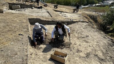 UNESCO Dünya Kültür Mirası Listesi'nde yer alan Malatya'daki Arslantepe Höyüğü'nün