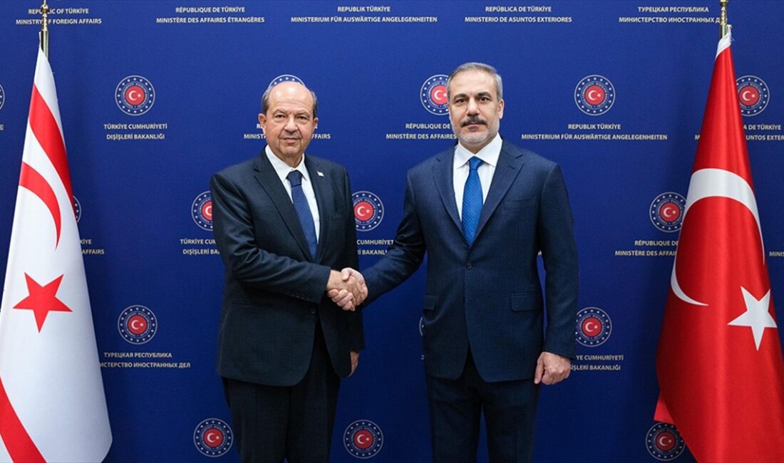 Dışişleri Bakanı Hakan Fidan, Kuzey Kıbrıs Türk Cumhuriyeti (KKTC) Cumhurbaşkanı