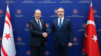 Dışişleri Bakanı Hakan Fidan, Kuzey Kıbrıs Türk Cumhuriyeti (KKTC) Cumhurbaşkanı