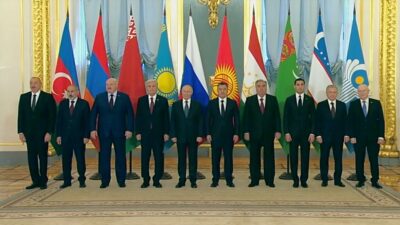 Bağımsız Devletler Topluluğu (BDT) üyesi ülkelerin liderleri, Rusya'nın başkenti Moskova'da