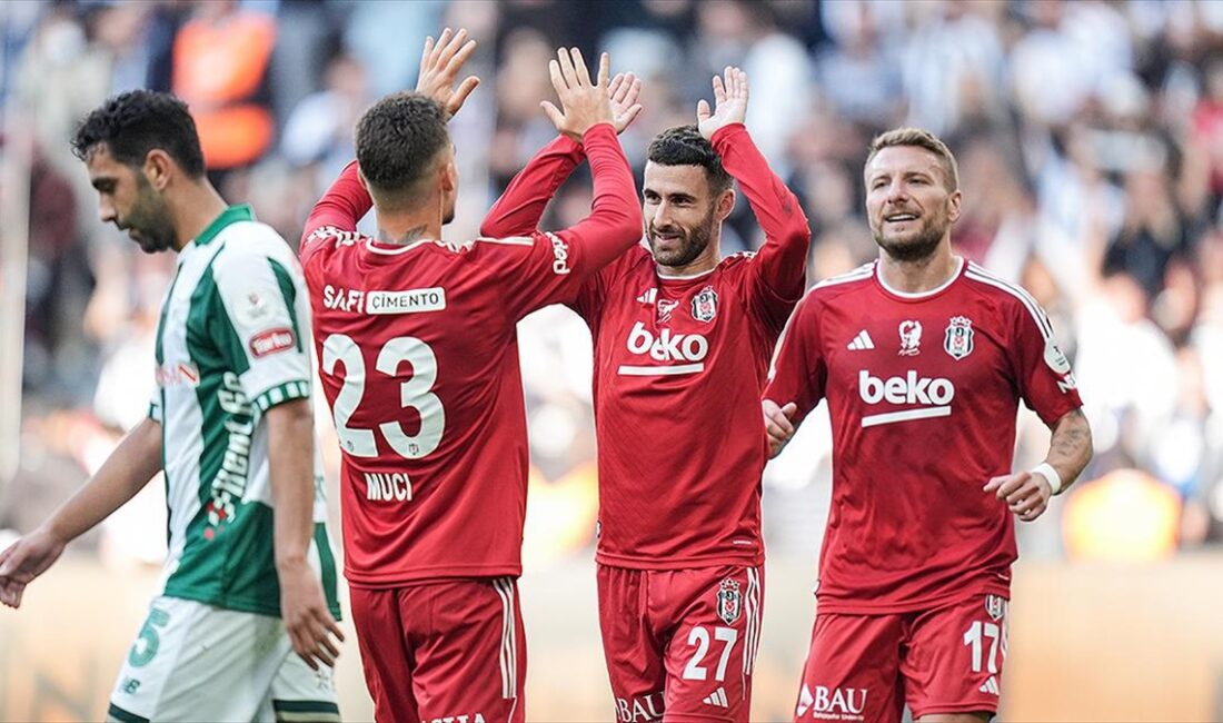 Beşiktaş, Trendyol Süper Lig'in 9. haftasında konuk ettiği TÜMOSAN Konyaspor'u