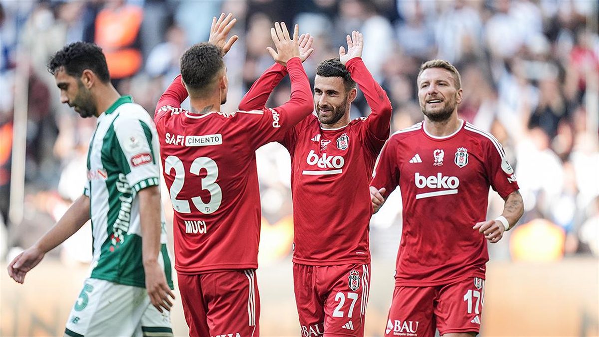 Beşiktaş, Trendyol Süper Lig'in 9. haftasında konuk ettiği TÜMOSAN Konyaspor'u