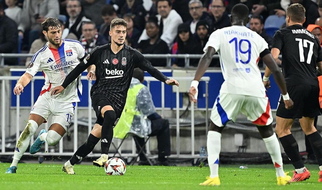 Beşiktaş, UEFA Avrupa Ligi'nin 3. haftasında konuk olduğu Fransa temsilcisi