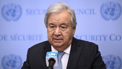 Birleşmiş Milletler (BM) Genel Sekreteri Antonio Guterres, BM Güvenlik Konseyi'nde