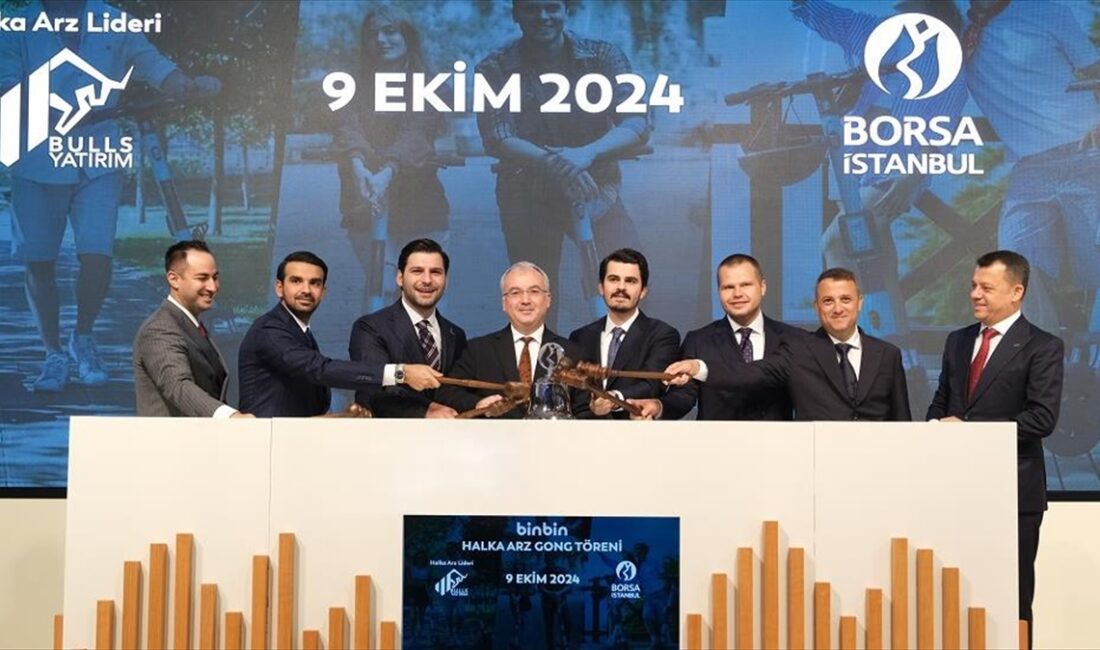 BinBin, Borsa İstanbul'da düzenlenen gong töreniyle yıldız pazarda katılım endeksine