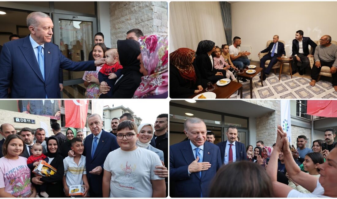 Cumhurbaşkanı Recep Tayyip Erdoğan, Hatay'da, 6 Şubat 2023'te meydana gelen