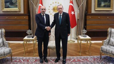 Cumhurbaşkanı Recep Tayyip Erdoğan, Ürdün Dışişleri Bakanı Eymen es-Safedi'yi kabul