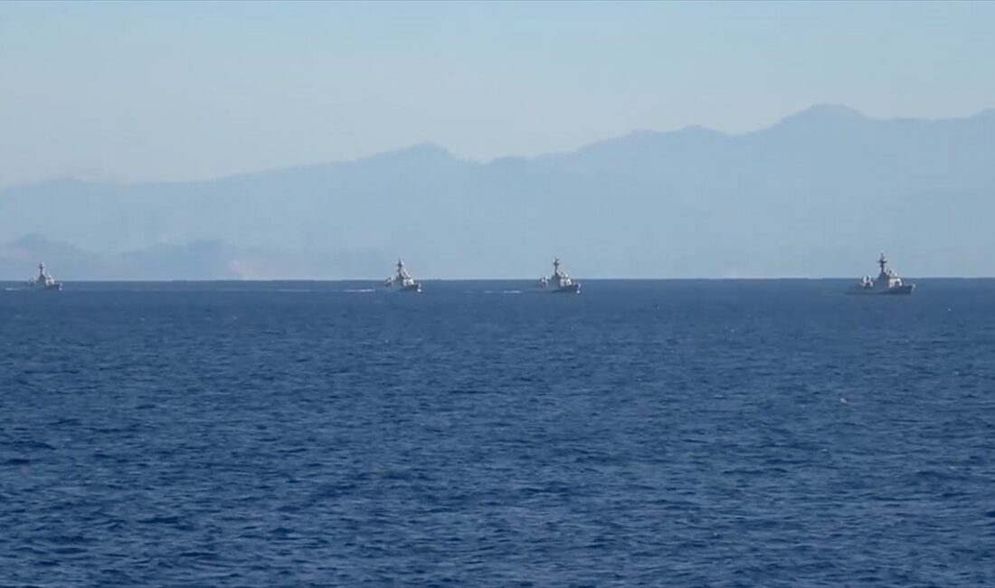 Milli Savunma Bakanlığı, Denizkurdu-1 Tatbikatı'nın Karadeniz, Ege Denizi ve Doğu