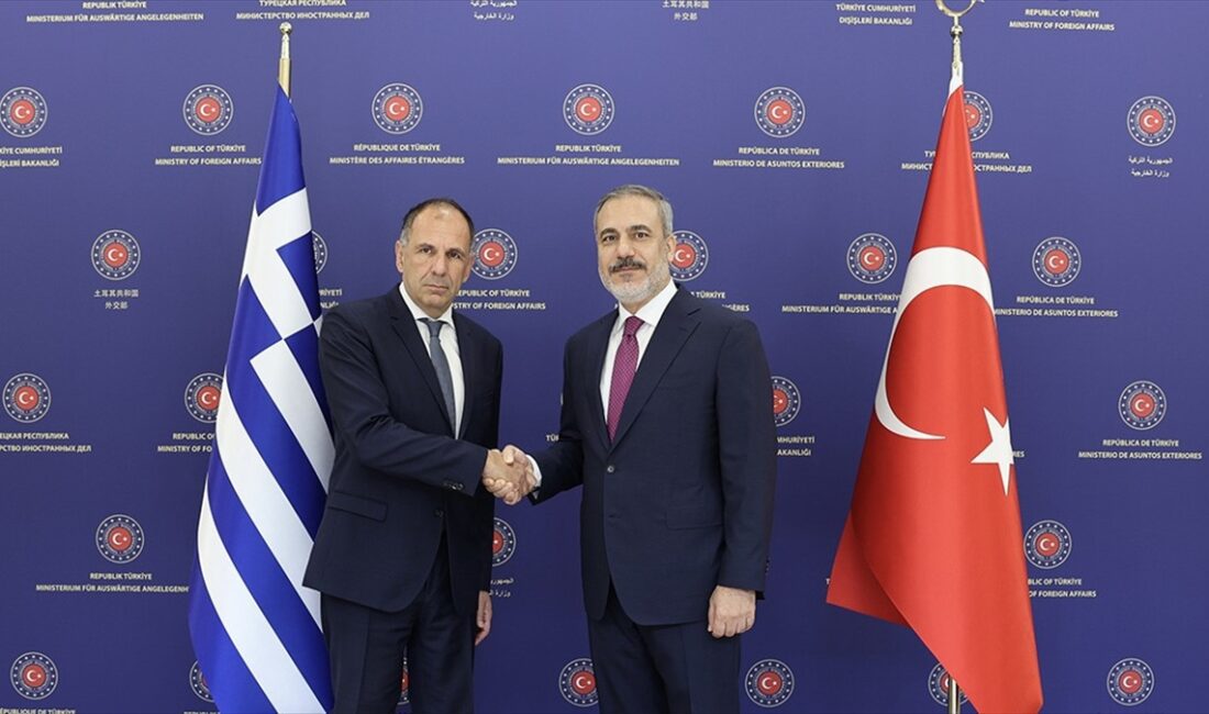 Dışişleri Bakanı Hakan Fidan'ın, Yunanistan Dışişleri Bakanı Yorgos Yerapetritis ile