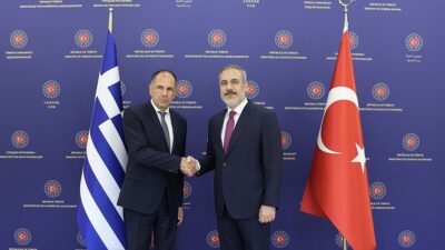 Dışişleri Bakanı Hakan Fidan'ın, Yunanistan Dışişleri Bakanı Yorgos Yerapetritis ile