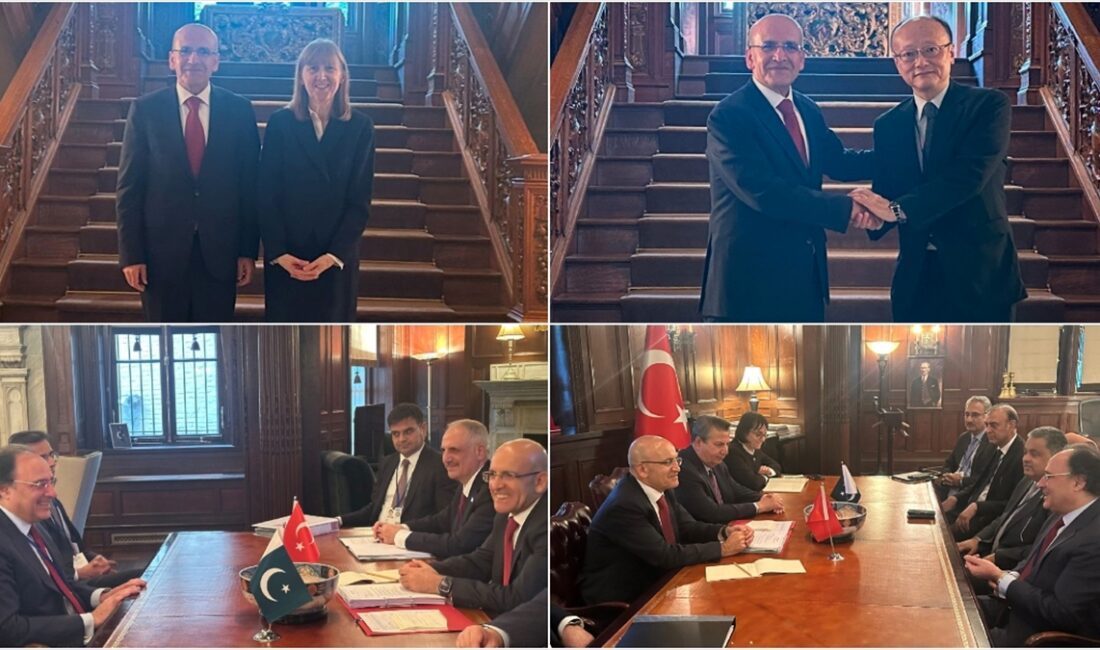 Hazine ve Maliye Bakanı Mehmet Şimşek'in ABD temaslarının ilk gününde