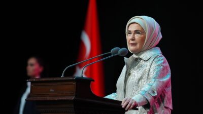 Cumhurbaşkanı Recep Tayyip Erdoğan'ın eşi Emine Erdoğan, Beştepe Millet Kongre