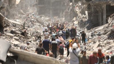 Filistin Ulusal İnisiyatif Partisi lideri Mustafa Barguti, İsrail'in Gazze'nin kuzeyindeki