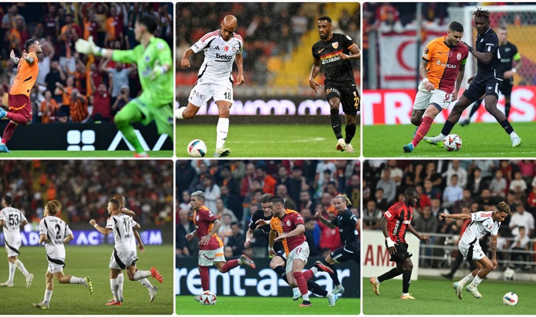 Trendyol Süper Lig'in 10. haftasında yarın oynanacak Galatasaray-Beşiktaş derbisinde iki