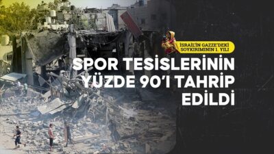İsrail'in Gazze'ye saldırılarındaki geçen bir yıllık süreçte 500'den fazla sporcu