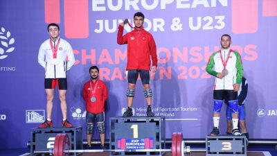 Polonya'da düzenlenen Gençler ve 23 Yaş Altı Avrupa Halter Şampiyonası'nda