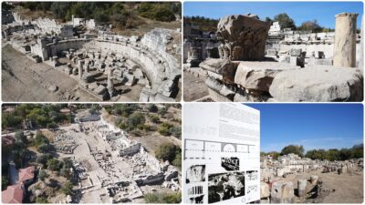 Muğla'da "Gladyatörler Kenti" olarak anılan Stratonikeia'da yapılan çalışmalarla 2 bin