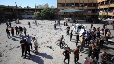 İsrail güçlerinin 2 haftadır karadan saldırıları sürdürdüğü ve abluka altında